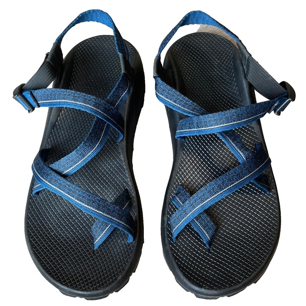Chaco Z/2 Classic Hiking Sandals Vibram Soles Blue Black Mens 13 UK 12 EU 46